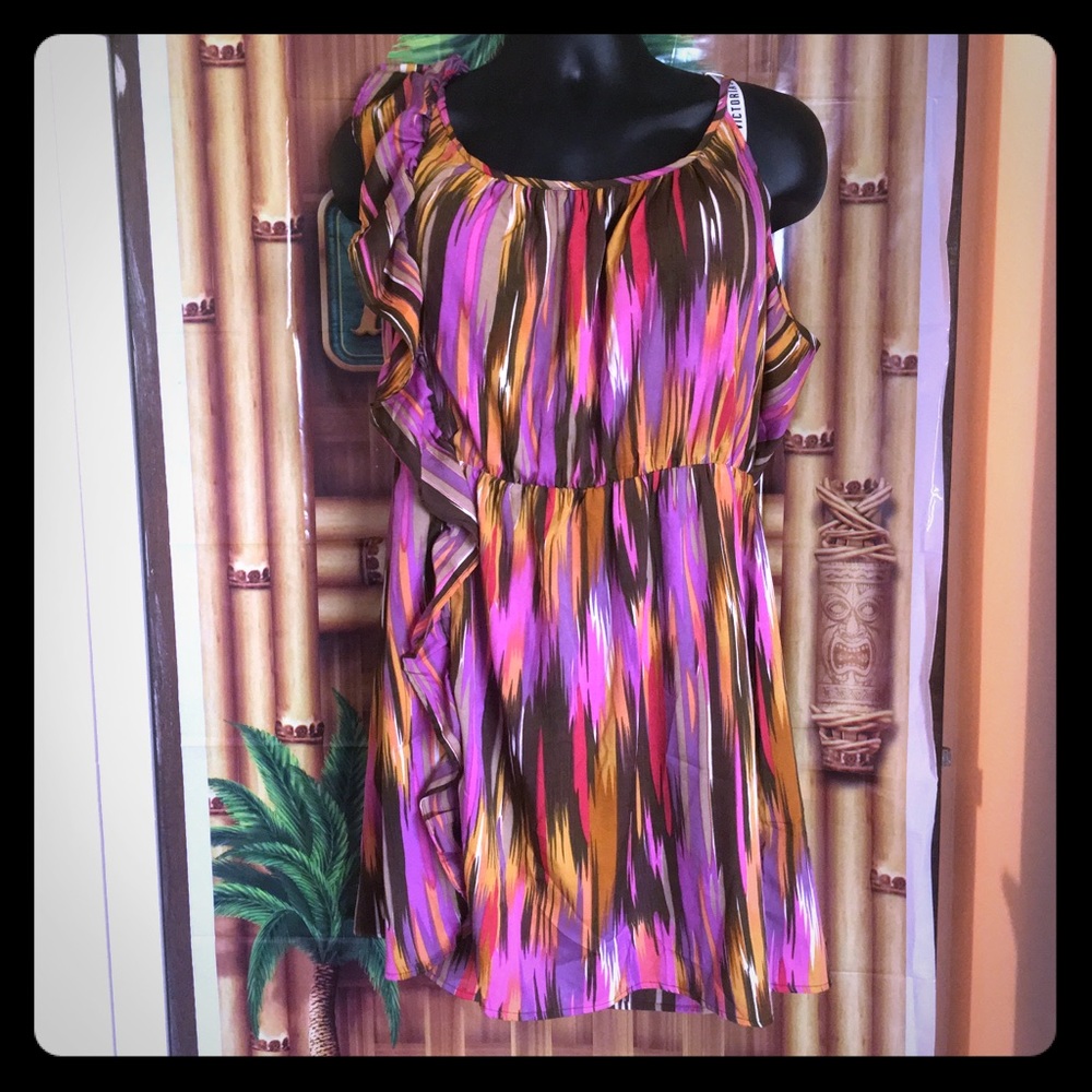 🌸 NWT Colorful summer dress size 3X from DEB 🌸